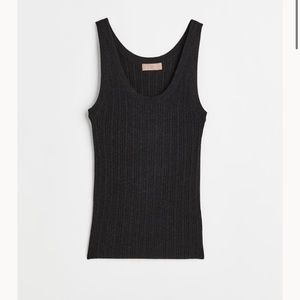 H&M lightweight grey knit tank